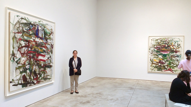 With Joan Mitchell